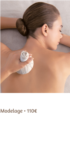 Escale Polynésia Modelage • 110€ Gommage au sable, sels marins, vanille et son massage Mahona aux ballotins de sable chaud.